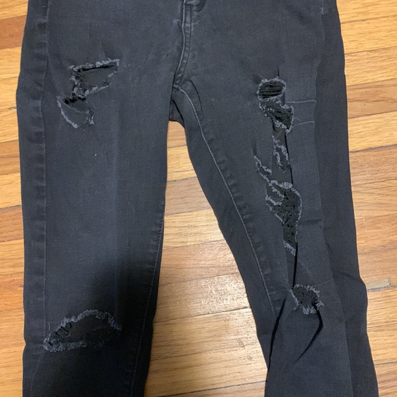 Bluenotes black ripped skinny jeans - Picture 2 of 3